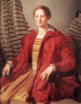 Agnolo Bronzino : Portrait Of A Lady